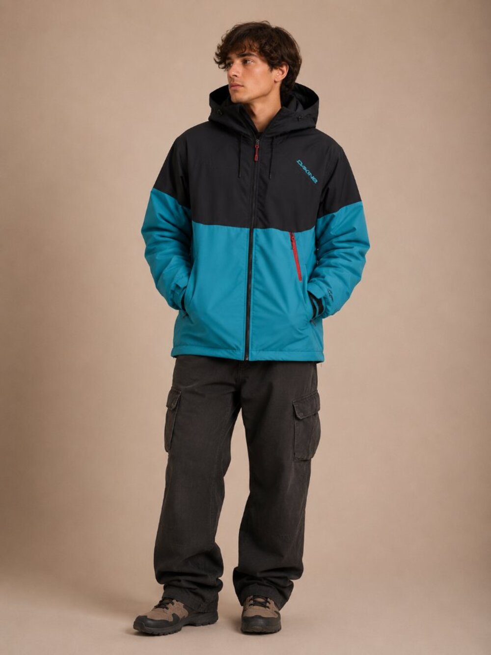 Dakine Insulated Snowboarding Ski Hooded Jacket Size XXL NEW